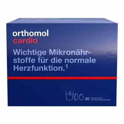 ORTHOMOL Paquete combinado de gránulos/cápsulas/comprimidos Cardio, 1 unidad