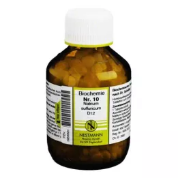 BIOCHEMIE 10 tabletas sulfuricum de sodio D 12, 400 pz