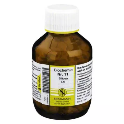 BIOCHEMIE 11 Silicea D 6 tabletas, 400 uds