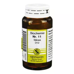 BIOCHEMIE 11 Silicea D 12 tabletas, 100 uds