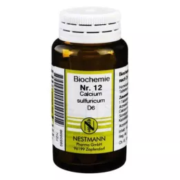 BIOCHEMIE 12 Tabletas de calcio sulfuricum D 6, 100 uds