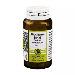 BIOCHEMIE 6 tabletas de potasio sulfuricum D 12, 100 pz