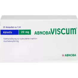 ABNOBAVISCUM Ampollas de Abietis 20 mg, 21 uds