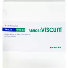 ABNOBAVISCUM Ampollas de Betulae 0,02 mg, 48 uds