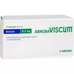 ABNOBAVISCUM Ampollas de Betulae de 0,2 mg, 21 uds