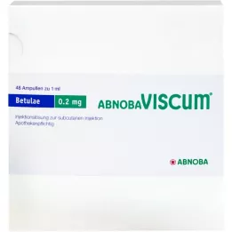 ABNOBAVISCUM Ampollas de Betulae 0,2 mg, 48 uds