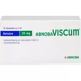 ABNOBAVISCUM Ampollas de Betulae 20 mg, 21 uds