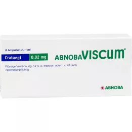 ABNOBAVISCUM Ampollas de Crataegi 0,02 mg, 8 uds