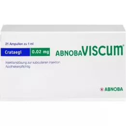 ABNOBAVISCUM Ampollas de Crataegi 0,02 mg, 21 uds