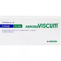 ABNOBAVISCUM Ampollas de Crataegi 0,2 mg, 8 uds