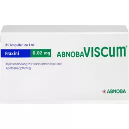 ABNOBAVISCUM Fraxini 0,02 mg ampollas, 21 uds