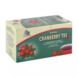 CRANBERRY TEE Bolsas de filtro, 20 uds