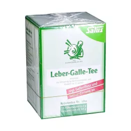 LEBER GALLE-Té de hierbas n.º 18a Salus, bolsita filtrante, 15 unidades