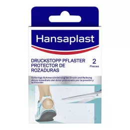 HANSAPLAST Tope de presión transparente. Almohadilla protectora, 2 uds
