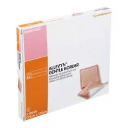 Allevyn Gentle Border 17,5x17,5 cm vendaje, 5 piezas