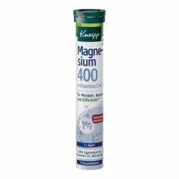 KNEIPP Tabletas efervescentes de magnesio 400+C+E, 15 uds