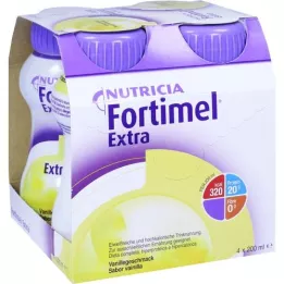 FORTIMEL Sabor adicional de Vanillge, 4x200 ml