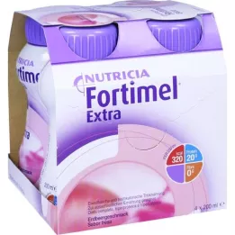 FORTIMEL Sabor adicional de fresa, 4x200 ml