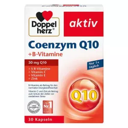 DOPPELHERZ Cápsulas de coenzima Q10 + vitaminas B, 30 uds