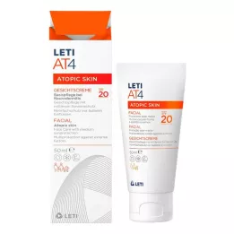 LETI Crema facial AT4 SPF 20, 50 ml