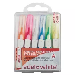 noble + White Pro Interdental Brush Kit de inicio, 6 pz