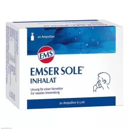EMSER Solución de inhalación única para nebulizador, 20 uds