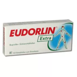 EUDORLIN Pastillas de ibuprofeno para aliviar el dolor, 10 uds