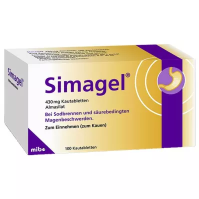 SIMAGEL Comprimidos masticables, 100 uds SIMAGEL Comprimidos masticables, 100 uds