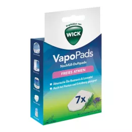 WICK Almohadillas VapoPads 7 con aroma a romero y lavanda WBR7, 1 unidad