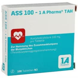 ASS 100-1a Pharma TAH tabletas, 100 pz