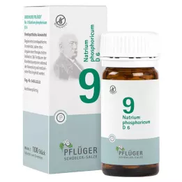 BIOCHEMIE Pflüger 9 Natrium phosphoricum D 6 Tabla, 100 unidades