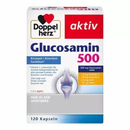 DOPPELHERZ Glucosamina 500 cápsulas, 120 piezas