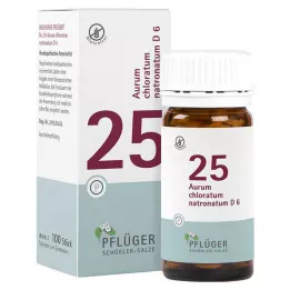 BIOCHEMIE Pflüger 25 Aurum clorat.natron.D 6 Tab., 100 St