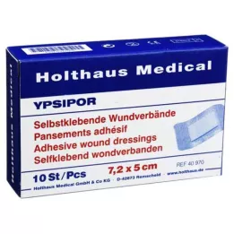 WUNDVERBAND Ypsipor estéril 5x7,2 cm, 10 uds