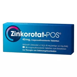 ZINKOROTAT POS Comprimidos gastrorresistentes, 20 uds