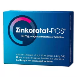 ZINKOROTAT POS Comprimidos gastrorresistentes, 100 uds