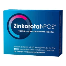 ZINKOROTAT POS Comprimidos gastrorresistentes, 500 uds