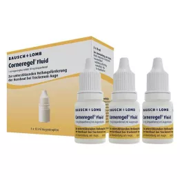 CORNEREGEL Gotas oftálmicas fluidas, 3X10 ml