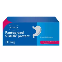 PANTOPRAZOL STADA Protect 20 mg comprimidos gastrorresistentes, 7 uds