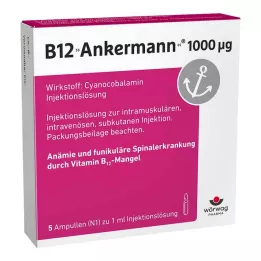 Ampollas de B12 ANKERMANN 1000 μg, 5X1 ml