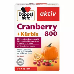 DOPPELHERZ Cápsulas de arándano y calabaza, 30 uds