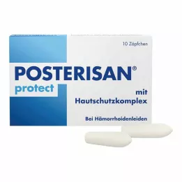 POSTERISAN Supositorios protectores, 10 uds