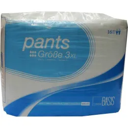 Pantalones Param Basic Talla 3 XL, 16 uds