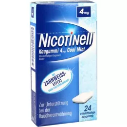 NICOTINELL Masticando chicle Cool Mint 4 mg, 24 pz