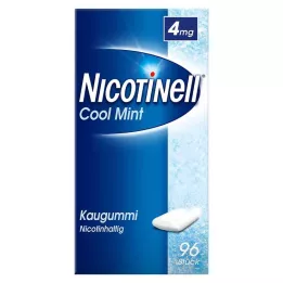 NICOTINELL Chicle Cool Mint 4 mg, 96 uds