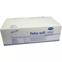 PEHA-SOFT Vinyl Unt. Guantes Unste. Powder -Free XS, 100 pz