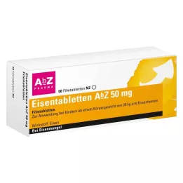 EISENTABLETTEN AbZ 50 mg comprimidos recubiertos con película, 50 uds