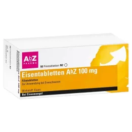 EISENTABLETTEN AbZ 100 mg comprimidos recubiertos con película, 50 uds