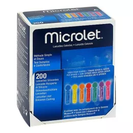MICROLET Lancetas de colores, 200 uds