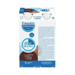 FRESUBIN PROTEIN Botella de bebida energética de chocolate DRINK 6x4x200ml